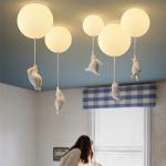 Modern LED Ceiling Lights Warm Cartoon Bear Ceiling lamp for Kids Rooms(WH-MA