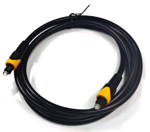 Wholesale Toslink Optical Cable Orange black OB6.0 6MHz PVC plated Golden Connector For Home theatre TV from china suppliers