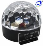 Sound Crystal Led Magic Ball Light , Olympic Circles Multi Colored Christmas