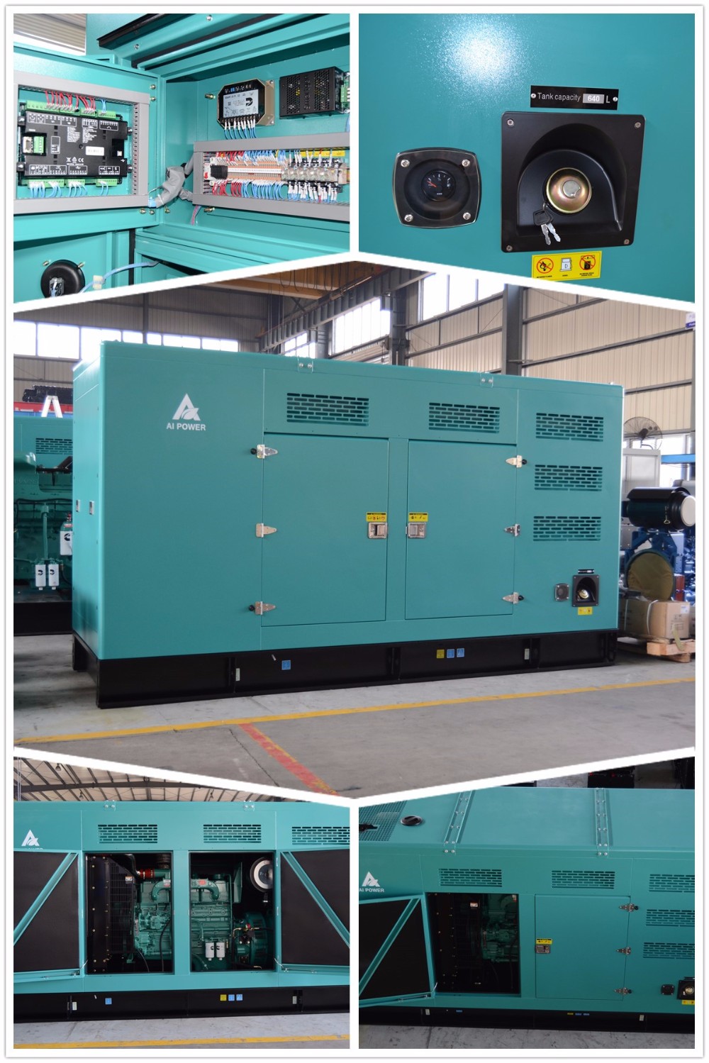 50KVA 100KVA 500KVA 1000KVA Cummins Diesel Generator Set DCEC And CCEC Powered