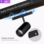 15W LED Ceiling Track Lights Recessed Cob LED Magnetic Track Light System