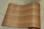 Sliced Natural American Cherry Wood Veneer Rolls With Fleece Backed