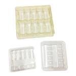Transparent PS Ampoule Tray 1ml X 5 Ampoules Plastic Blister Packaging
