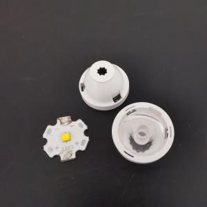 Wholesale Bead surface Spot Light Lens / Pmma LED Lens with Cone holder from china suppliers