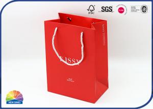 Wholesale Pantone Color 250gsm Coated Paper Gift Bag Texture Embossing from china suppliers