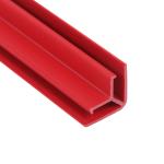 Pink Red PP Profile Corrosion Resistant Rigid PVC Extrusion Tubes