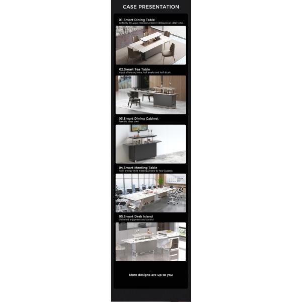 150L Home Smart Embedded Adjustable Ice Table Bottom-Freezer Double Door Fridge Freezer