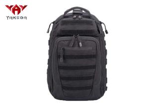 Wholesale Durable Outdoor Travel Black Tactical Day Pack Customized Logo 30L - 40L Capacity from china suppliers