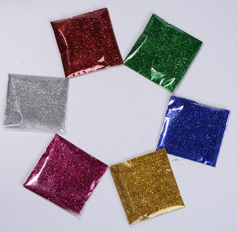 Europe Regional Feature 1kg Bulk Metal Silver Gold Reflective Shape Glitter Powder for Cosmetic Decoration in 365 Colors