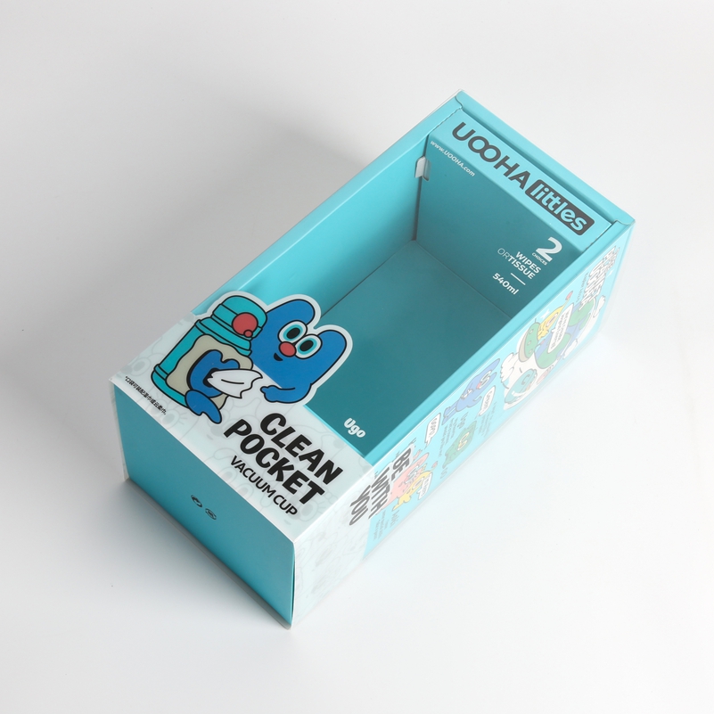Recyclable Square Cardboard Drawer Style Gift Box With Window OEM Brand