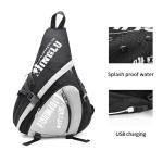 Against Theft Men'S Minimalist Sling Bag Sports Sling Bag Large Capacity