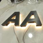 Indoor Outdoor Advertising Display Stainless Steel Acrylic LED Channel Letters