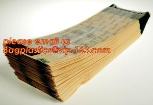 Wholesale Staple Food grade kraft paper bags, stapled kraft bag, stapled bread kraft bag,kraft paper bread bags for packaging sand from china suppliers