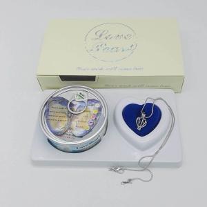 Wholesale Custom Color Box Love Pearl Necklace Gift Box With Fashion Cage Pendant for Birthday or Holiday Gift from china suppliers