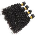 Soft Smooth Unprocessed Long Natural Curly Hair , Brazilian Human Virgin Hair