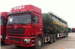 Cement Mixer Truck , Concrete Mixer Truck For Powder With Air Bag Suspension