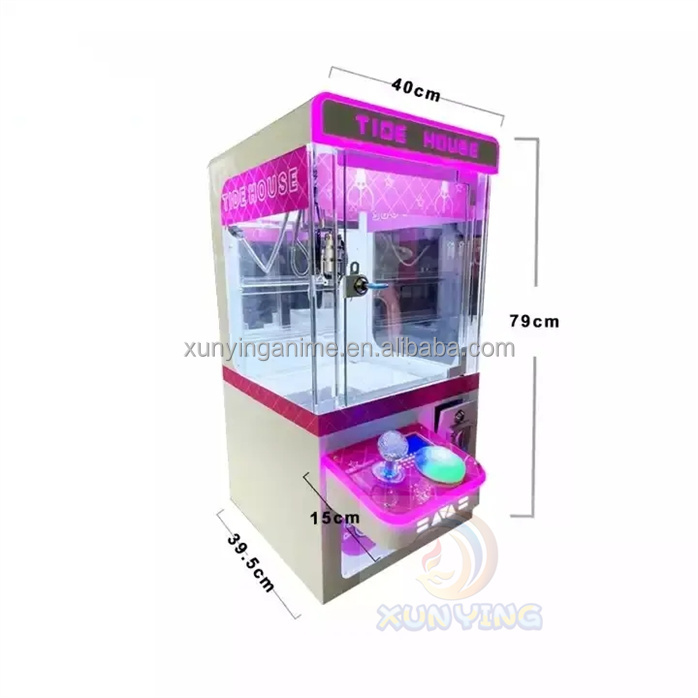 Metal Acrylic Plastic Mini Claw Machine Toys 39.5*40*77cm Size for Within Budget