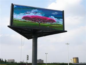 Wholesale P6 Outdoor Solid Mounted Full Color Steel Cabinet LED Signage Back Maintenance from china suppliers