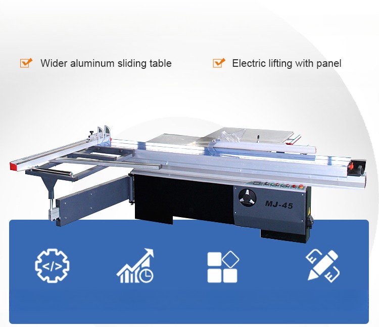 45 90 Degree Automatic Panel Saw Machine For Sandwich Woodworking