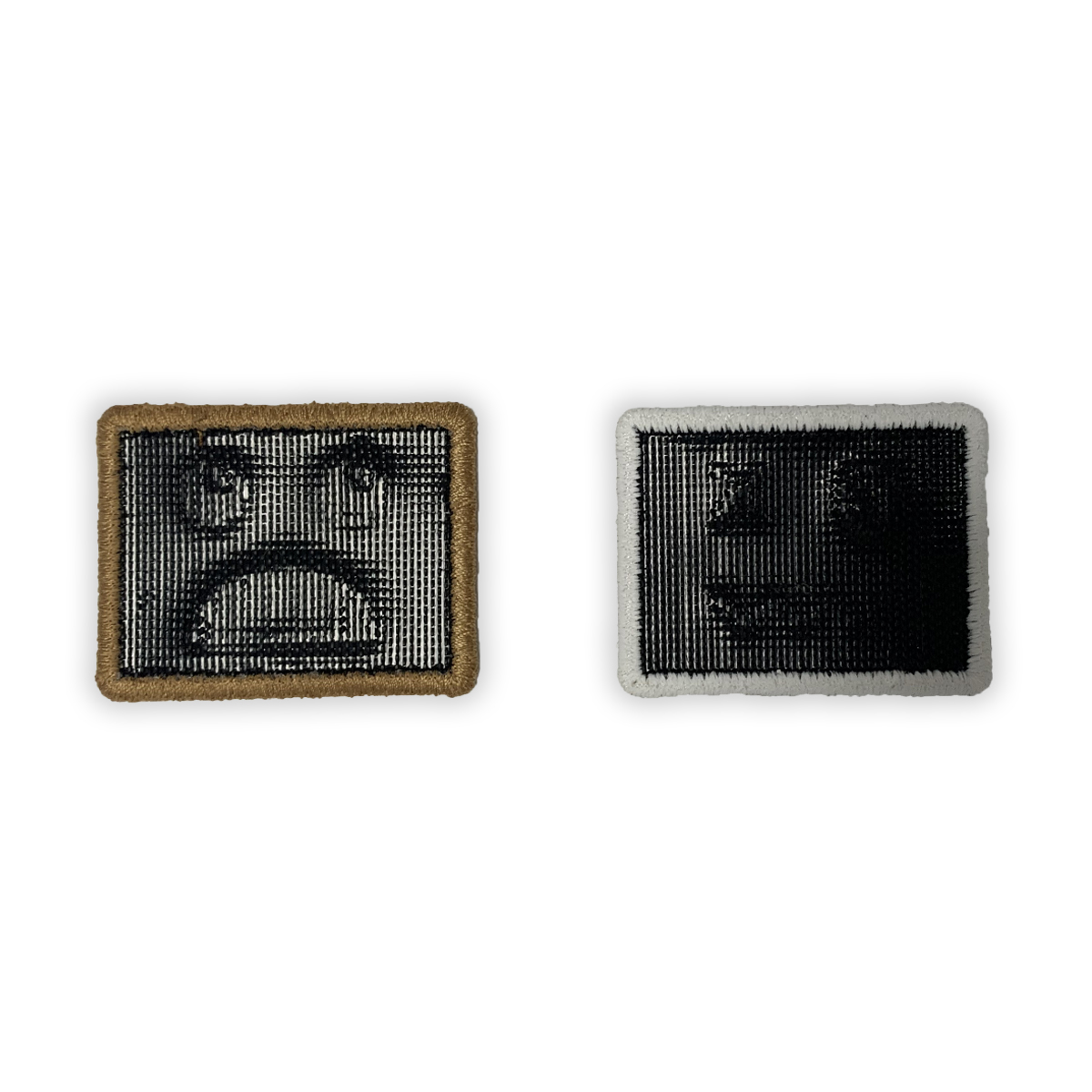 Hook And Loop Embroidered Hat Patches Heat Cut Border OEM ODM