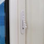 Double Tempered Glass Vinyl PVC Profile UPVC Double Hung Window For Safety