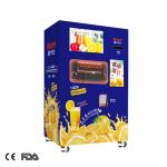 high speed rail station white oranges extractor vending machine blend juice