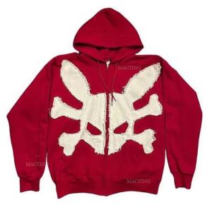 Wholesale Cotton French Terry Embroidery Acid Wash Vintage Unisex Distressed Patch Applique Hoodies from china suppliers