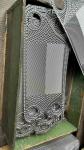 Heat Exchanger Spare Parts Plate Stainless Steel / Nickel Alloy