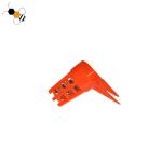 Beekeeping Red Plastic Push In Queen Cell Protector Cage