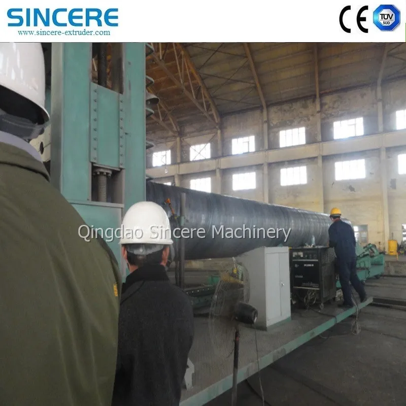 Water Drainage Steel Pipe 3lpe 2lpe Three Layers Polyethylene Anti-Corrosion Coating Line