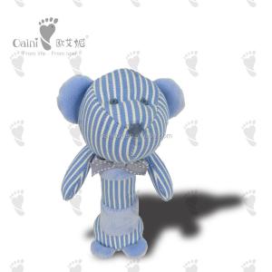 Wholesale Custom Animal Baby Soft Animal Handbell Stuffed Bear Baby Rattle from china suppliers