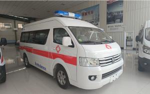 Wholesale Futian Medical Emergency Ambulance 4×2 8 Seater Gasoline Rear Drive from china suppliers