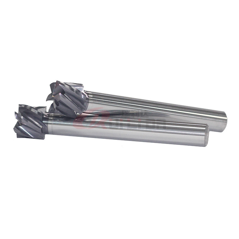 6 Flutes T Slot Custom Ground End Mills Cutter Carbide Alloy Tungsten Steel Slotting Cnc