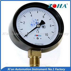 Wholesale Black Case Bayonet Capsule Pressure Gauge For Fuel Setting And Gas Tube from china suppliers