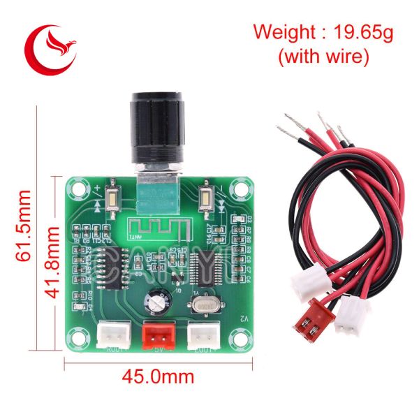 XH-A158 Bluetooth 5.0 Power Amplifier Board Pam8403