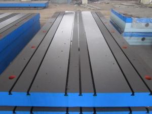 Wholesale Machine Bed T slot Plate With Access Tunnels Tapped Holes from china suppliers