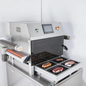 Wholesale Manual Food Fresh Meat Vacuum Skin Packaging Machine Food Tray Sealing Machine from china suppliers
