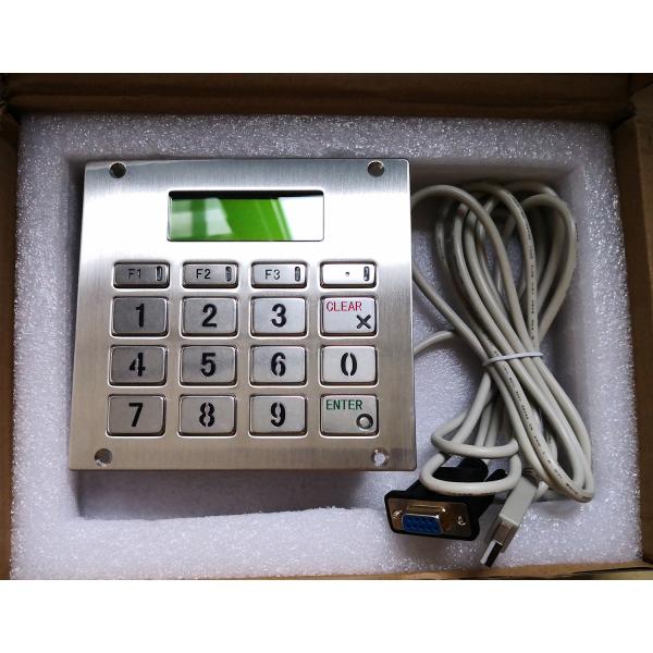 RS485 industrial LCD display keyboard with 16 backlighting numeric S316 keys