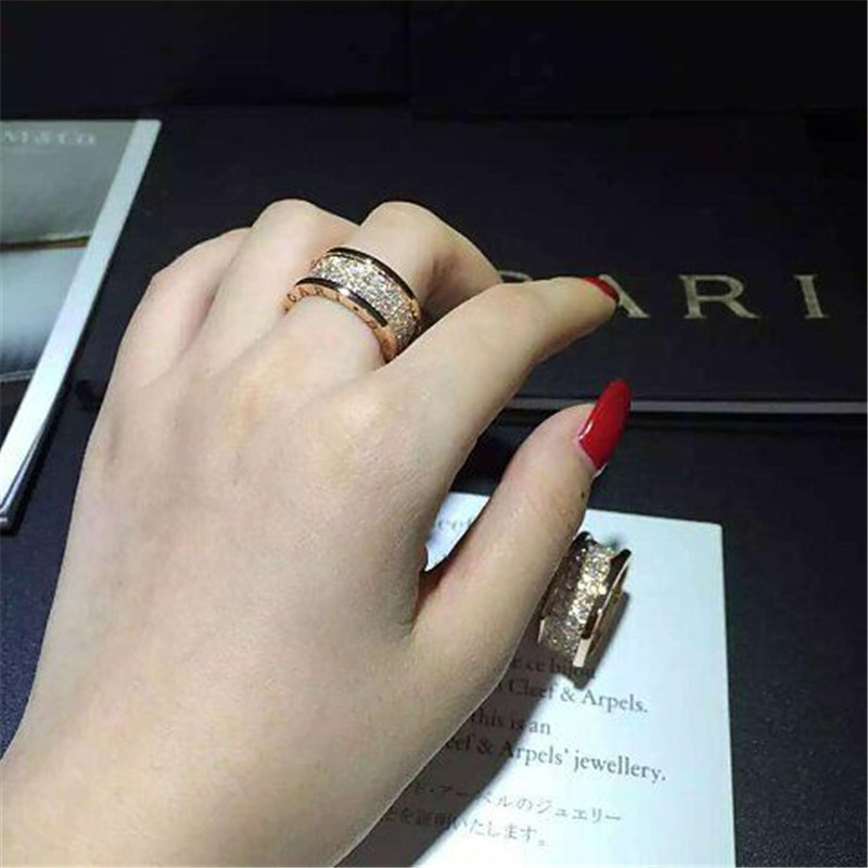 Luxury jewe factory B.zero1 series ring 18k white gold yellow gold rose gold diamond ring