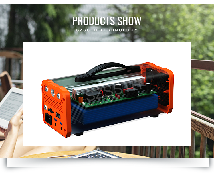 300 Watt Portable Power Station Dual USB Charging Camping Portable Power Supply With QC3.0