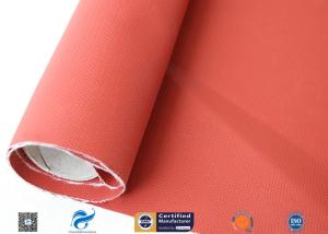 Wholesale 580gsm 17oz 3732 Red Silicone Coated Fiberglass Fabric Pipe Heat Insulation from china suppliers