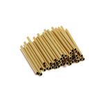JIS ASTM Seamless Brass Tube , Brass Copper Pipe CuZn37 CuZn40 C6782 Material