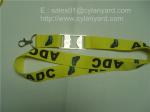 Camping lanyard with metal bottle opener, hiking strap with metal beer opener,