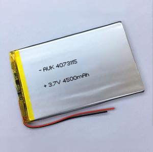 Wholesale Custom Li Polymer Battery 3.7v 4500mAh LiPo Battery Rechargeable from china suppliers