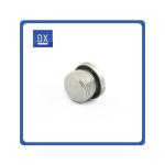 Hexagonal Head Tube Plug 1/8 Inch Stainless Steel 304 6061 Metal Anodized Black