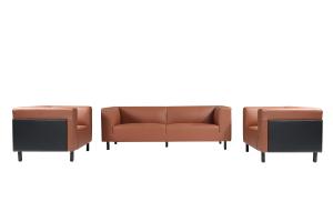Wholesale Tufted Leather Modular Office Reception Sofa Free Combination from china suppliers