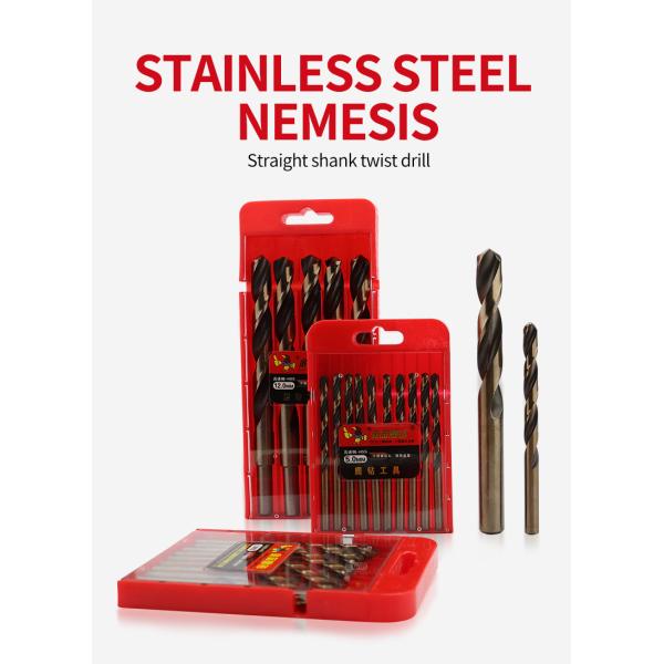 Stainless Carbon Steel CNC Drill Bits 5mm Spiral Twist Drill Bits