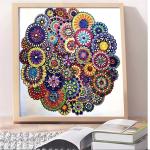 Partial Diamond Crystal Painting Kit Mandala DIY Diamond Painting Set For Home