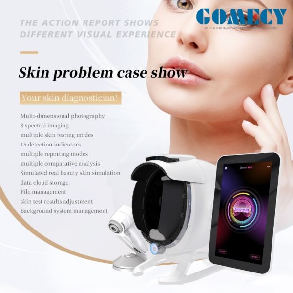 GMS- A6 Al Intelligent Face Analyzer Machine 15 Skin Problems Analysis Made Easy with 8 Spectral Imaging Technologies