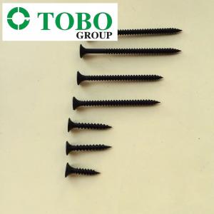 China TOBO Black Mild 304 Stainless Steel MS Drywall Screw For Metal Stud on sale